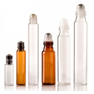 Flacon en verre industrie cosmétique ou pharmaceutique - Contenance utile : 3 à 20 ml
