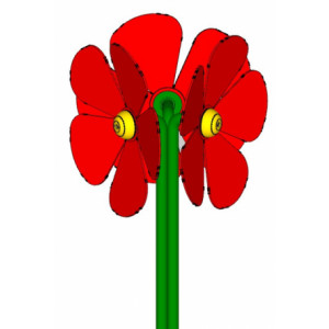 Fleur de brumisation - Tôle d'épaisseur 3 mm