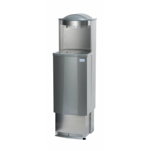 Fontaine à eau fraîche robuste pour usage professionnel - Fontaine eau fraîche à débit variable (20,30 ou 50 litres/heure) actionnable par pedalier