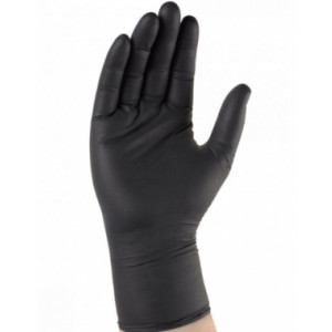 Gant nitrile de protection à usage unique - Boîte distributrice de 100 gants, longueur : 295 mm