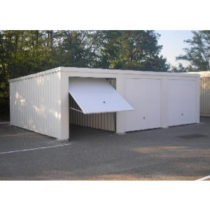 Garage métallique en kit - Hauteur : 2 - 2,50 - 3 m
