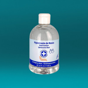 Gel hydroalcoolique parfumé - Contenance : 500 ml  Agréable au toucher, ne colle pas les mains