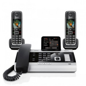 Gigaset DX800A + 2 Gigaset C530H - Standard telephonique - MiniStandard - SIDX800C530H2-Gigaset