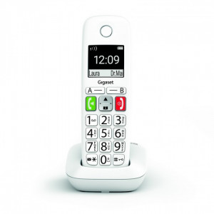 Gigaset E-290 SOLO Blanc Téléphone DECT - Telephone Sans Fil avec Repondeur - SIE290B-Gigaset
