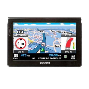 GPS Poids Lourds Snooper PL7000 - GPS Poids lourds avec couverture Europe et tuner TNT intégré.