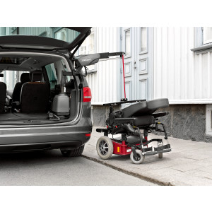 Grue de coffre pour fauteuil roulant - Alternative à la plateforme élévatrice ou au coffre de toit