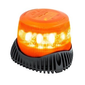 Gyrophare plot balise de sécurité routière LED orange rechargeable