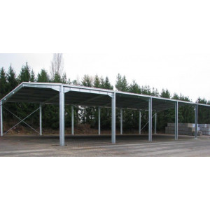 Hangar agricole galvanisé à chaud - Charpente en acier haute résistance (Profils PRS)