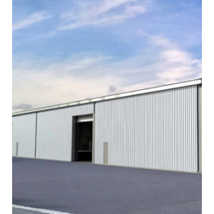 Hangar de stockage en acier démontable - 100% acier et entièrement démontable