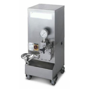 Homogénéisateur pour mix à glace - Capacité : 100 L/h - Pression maximale de travail : 160 bar
