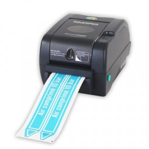 Imprimante signalétique à transfert thermique d'étiquettes adhésives - Largeur de bande adhésive : 12 - 25 - 50 - 100 mm