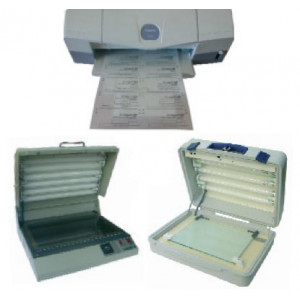 Imprimante UV de plaques d'identification - Plaques : aluminium et polyester photosensibles