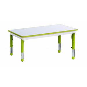 Table scolaire polyvalente rectangulaire - Table polyvalente pour les établissements scolaires - JUK 061