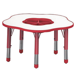 Table maternelle a bac de rangement - Table modulable pour tous les établissements scolaires - JUK 073