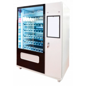 Distributeur automatique alimentaire pour produits fragiles - Nbre maximum d'étagère : 6 - Nbre sélections par étagère : 9
