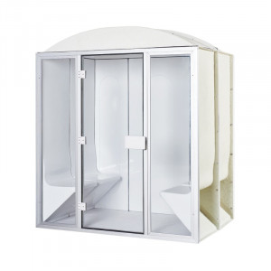 Kit complet de cabine de hammam 4 places - Dimensions : 190 x 130 x 225 cm
