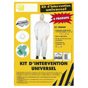 Kit d'intervention universel pour protection individuelle - Kit de protection universel