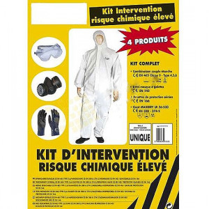 Kit individuel de protection chimique - Kit risque chimique