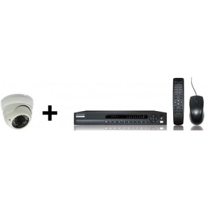 Kit vidéo surveillance pour sécurité personnelle et maison - Caméra Sony anti vandale + 1 stockeur homologué ERP + installation comprise