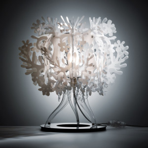 Lampe de Table Fiorellina SLAMP - Lampe de Table Fiorellina SLAMP a un design moderne et élégant à la fois qui se distingue par ses ombres et reflets émis par les pétales