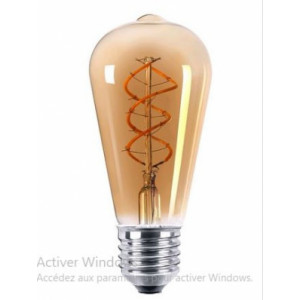 Lampe LED à filament gradable - Température de couleur : blanc chaud 2200 K
