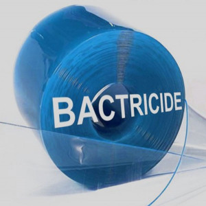 Lanière pvc souple antibactérienne - Conformité ISO 22196 et JIS Z 2801 - Longueur : 50 m