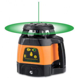 Laser rotatif automatique FLG 245HV - Précision horizontale: 1,0 mm / 10 m - Portée sans cellule:	Ø 60 m - Couleur :  Vert 
