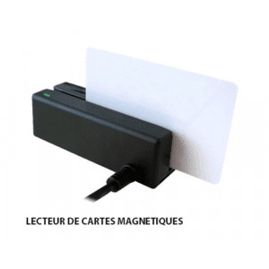 Lecteur cartes et badges magnétiques - Pour cartes plastiques bidirectionnelles