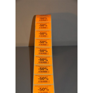 Les étiquettes fluorescentes - Étiquette marquage FLUOS