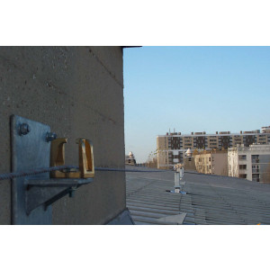 Ligne de vie toit bâtiment - Système de sécurité des accès en hauteur