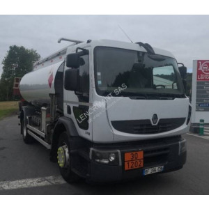 Location camion citerne Renault occasion norme Euro 5 - Puissance : 270 CV, Capacité du réservoir : 13000 L