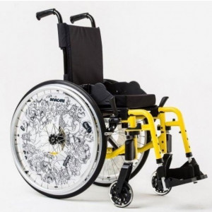 Location fauteuil roulant enfant PMR - Fauteuil roulant manuel léger en aluminium et pliant