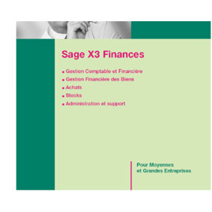 Logiciel de comptabilité Sage X 3 Finance - Avec Sage X3 Finances, votre gestion financière devient un atout maître du développement