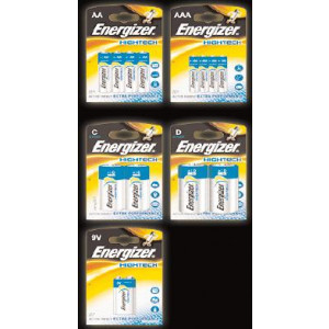 Lot de 8 piles rechargeables Energizer - Lot de 8 piles Energizer proposé sous 5 formats différents