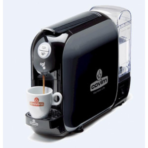 Machine à café pour dosettes compatible Blue  ® - Cafetière de couleur noire pour capsules Blue  ®
