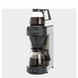 Machine à café professionnelle 2 verseuses - Puissance : 2250 W - Capacité : 18 ltr., 144 tasses - Dim :625 x 205 x 380 mm