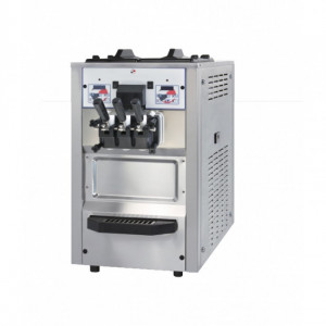 Machine à glace frozen yogourt - Capacité cornets 80g/h : de 150 à 590 - Production /h (L) : de 15 à 65
 
