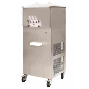 Machine à glace soft 2 parfums - Sur roulettes - Production : 40-45 ou 80-90 ou 100-115  L / h