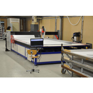 Machine de découpe automatique - Découpe et fraisage - Dimensions table de coupe : 4000 x 2500 mm