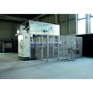Machine de dégraissage automatique ultrason avec solvant - Capacité des cuves de traitement : 10/1000 litres