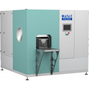 Machine de lavage par aspersion immersion PALMA - Dimensions extérieures (B x T x H) : 2250 x 2300 x 2050 mm