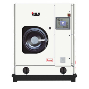 Machine de nettoyage à sec professionnelle - Capacité (Kg) : 10 - 12 - 14 - 16 - Bipot disponible en pompe électrique ou pompe pneumatique