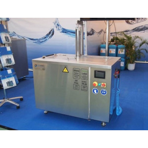 Machine de nettoyage à ultrason 128 litres avec ascenseur - Puissance ultrasons : 28 KHz-1 kW 