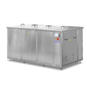 Machine de nettoyage à ultrasons 3000 litres - Puissance ultrasonique installée : 14.000 W (1.200 W p-p)
