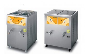 Machine maturation glace - Mix pasteurisés et préalablement refroidis à 4°C   -  Mix pasteurisés à 85°C