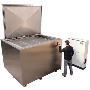 Machine nettoyage ultrasons pièces grandes dimensions - Contenance réservoir principal : 3250 ou 11660 Litres