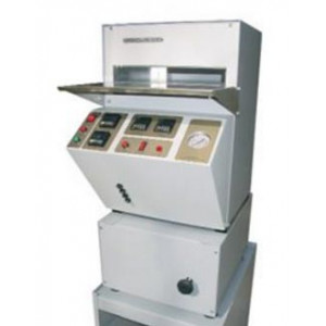 Machine tampon caoutchouc - 2 régulateurs électroniques de température