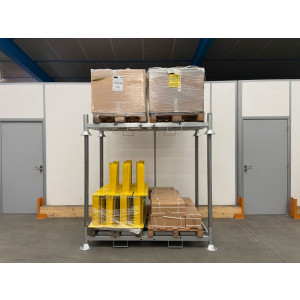 Manurack de stockage temporaire - Léger, simple ou double renforcé - Capacités : 500,1000 et 1800 Kg