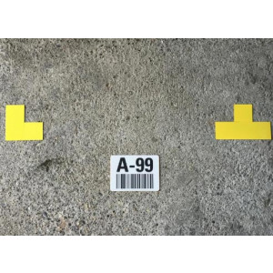 Marquage au sol étiquettes imprimées - Signalisation au sol