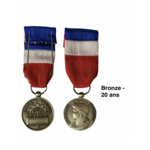 Médaille d'honneur du travail - Ancienneté : 20 ans, 30 ans, 35 ans, 40 ans